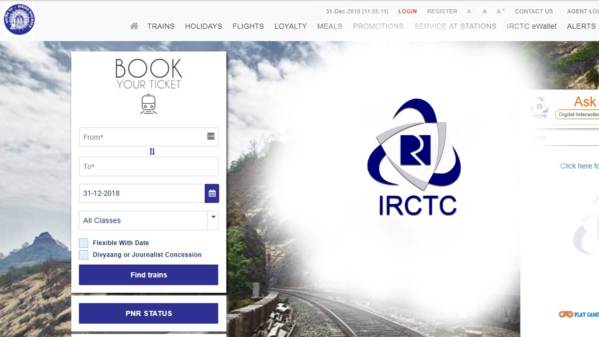 How To Create New Account on IRCTC