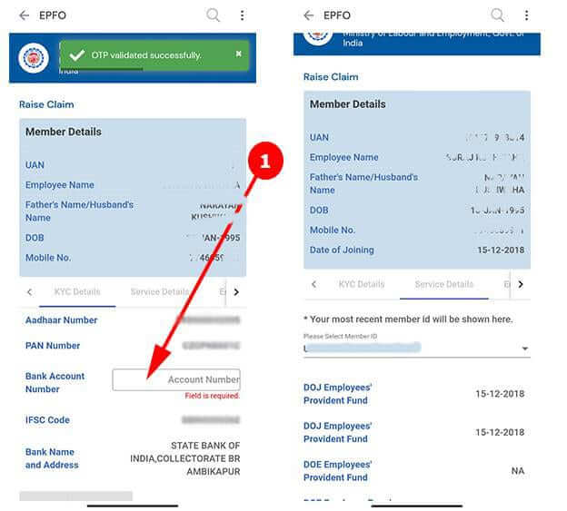 EMPLOYEE KYC DETAILS