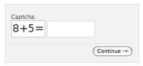 maths captcha