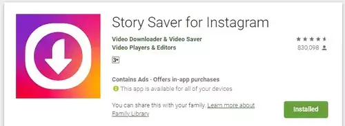insta story saver app