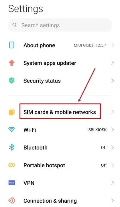 Mobile Setting For Jio Number